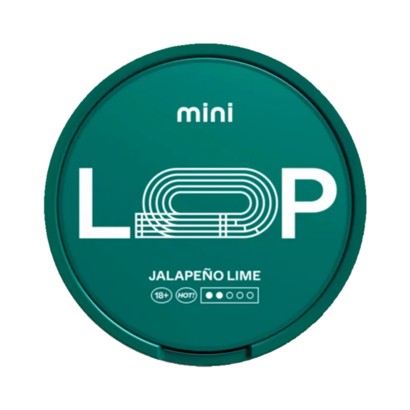LOOP 墨西哥辣椒萊姆迷你口含菸 6.75mg 正面圖 - 辛辣萊姆風味