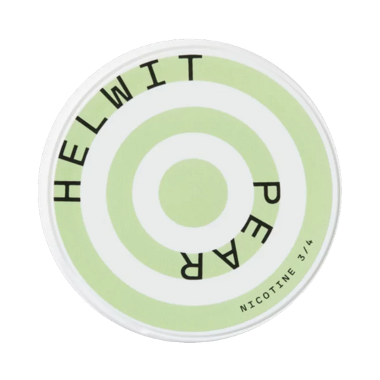 HELWIT 梨子口含菸 4.5mg 正面圖 - 清脆梨子風味