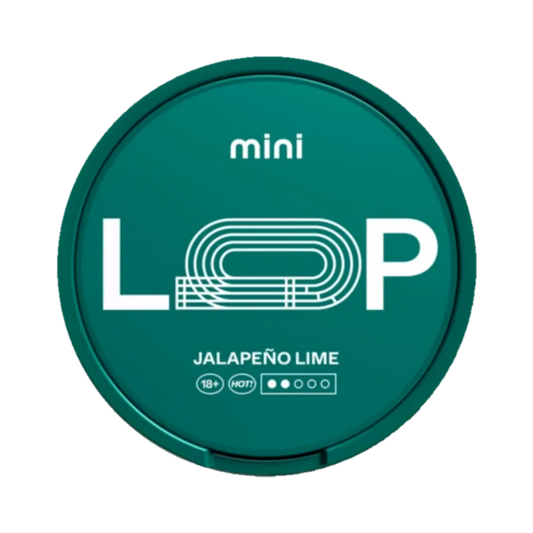 LOOP 墨西哥辣椒萊姆迷你口含菸 6.75mg 正面圖 - 辛辣萊姆風味